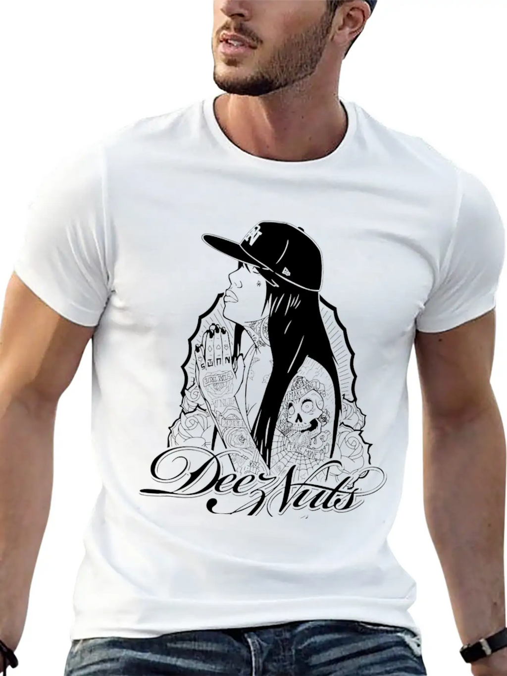 Deez Nuts Tattoo Essential Cotton Tee For Daily Outfits – Unisex Style