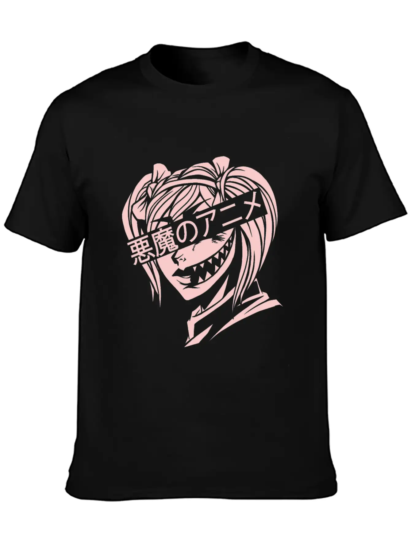 Demon Pastel Goth Anime Girl Unisex Short Sleeve Soft Cotton T-Shirt – Casual Everyday Wear
