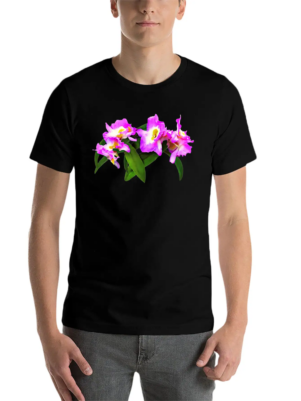 Dendrobium Angel Moon 'Love Letter' Unisex Casual T-Shirt – Clean Design For Daily Comfort