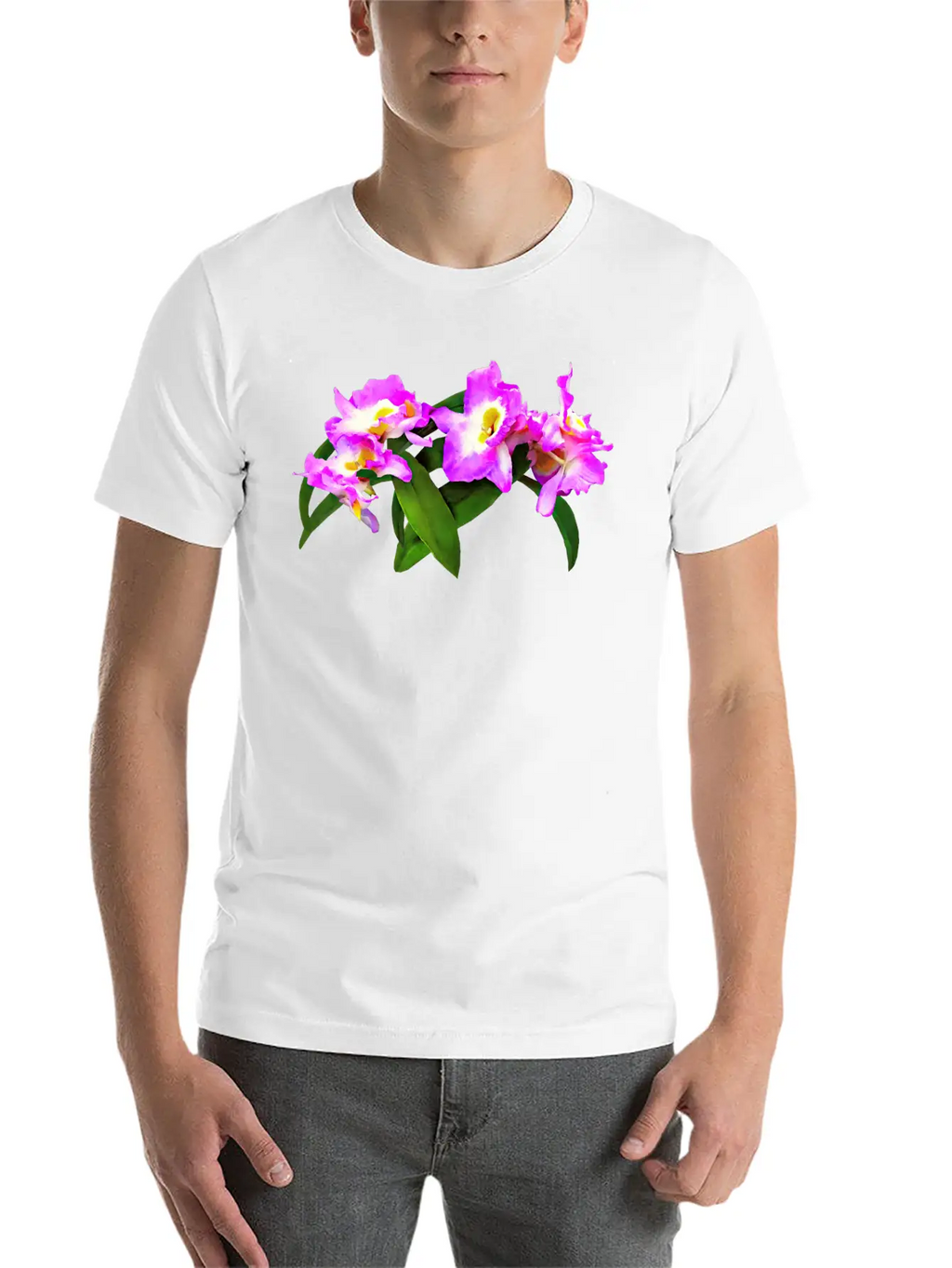 Dendrobium Angel Moon 'Love Letter' Unisex Casual T-Shirt – Clean Design For Daily Comfort
