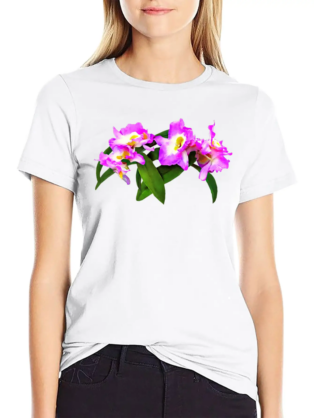 Dendrobium Angel Moon 'Love Letter' Unisex Casual T-Shirt – Clean Design For Daily Comfort
