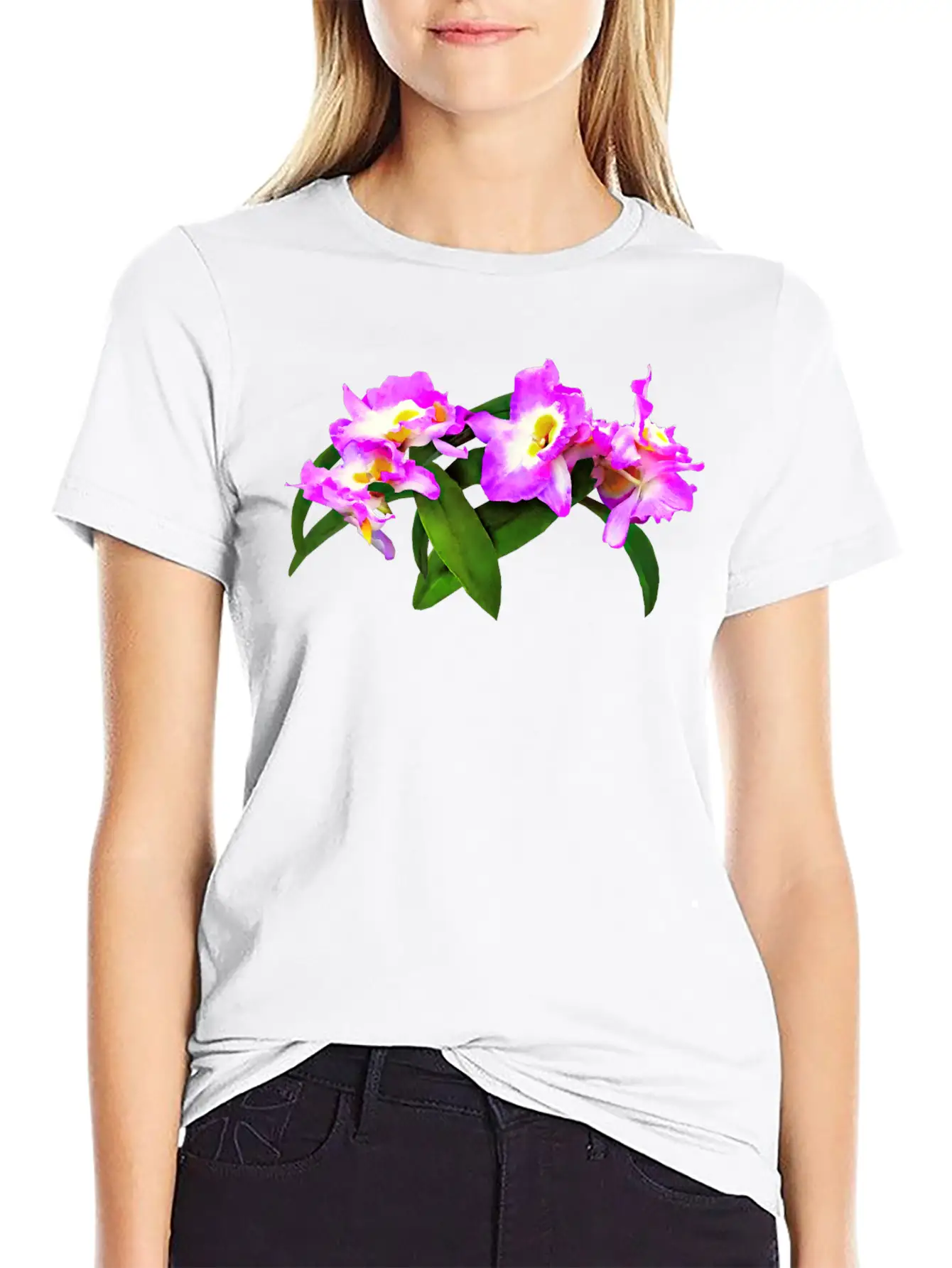 Dendrobium Angel Moon 'Love Letter' Unisex Casual T-Shirt – Clean Design For Daily Comfort