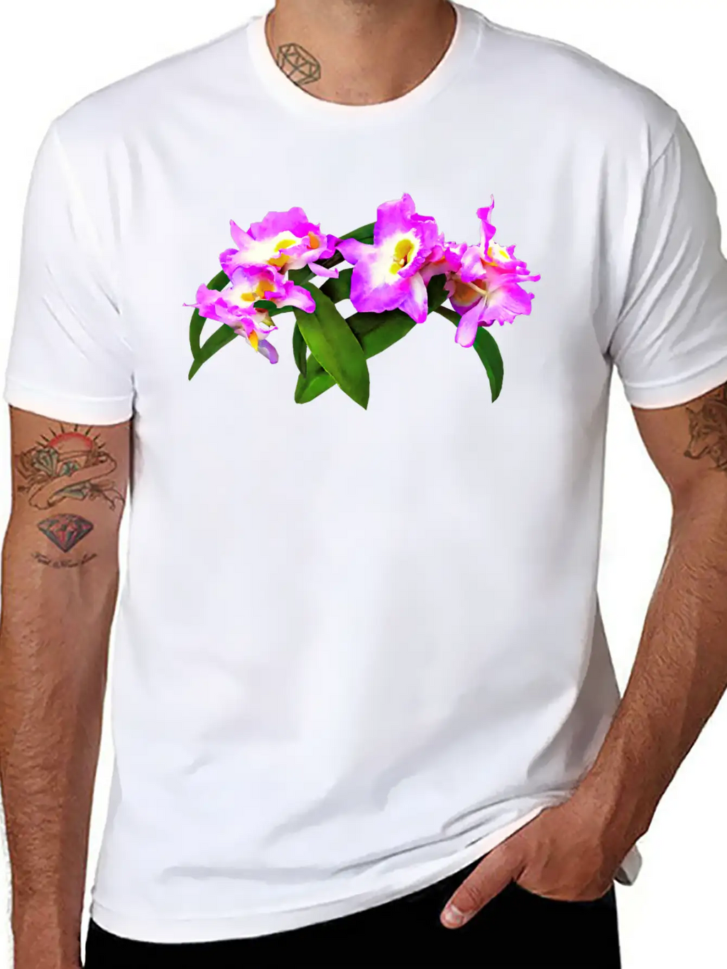 Dendrobium Angel Moon 'Love Letter' Unisex Casual T-Shirt – Clean Design For Daily Comfort