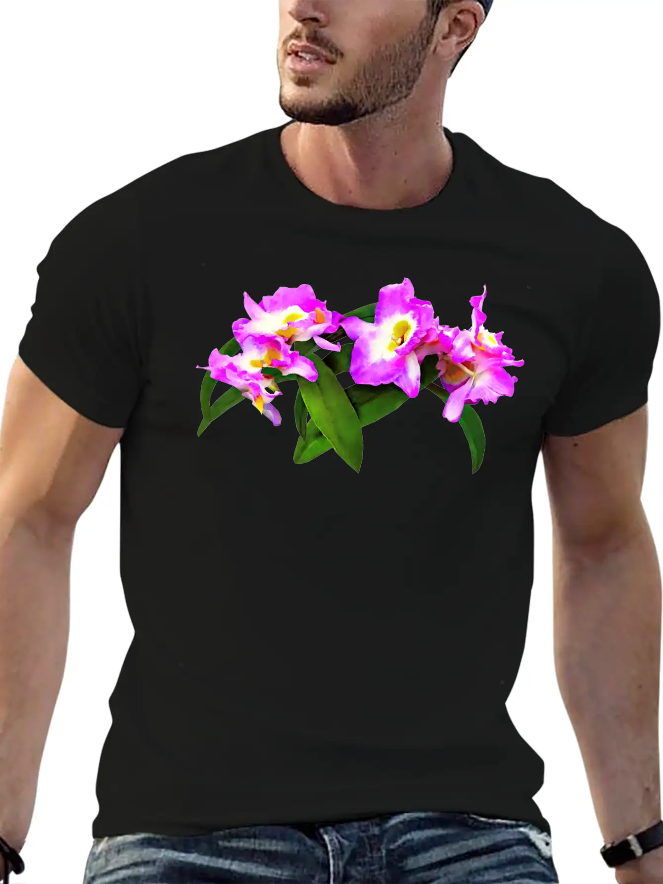 Dendrobium Angel Moon 'Love Letter' Unisex Casual T-Shirt – Clean Design For Daily Comfort