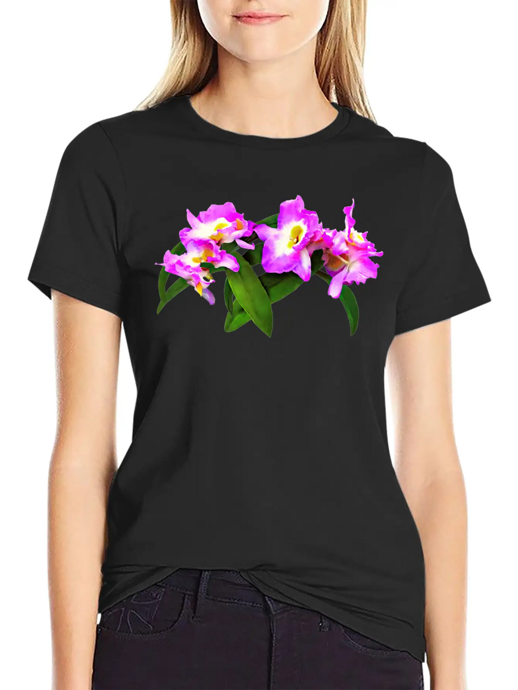 Dendrobium Angel Moon 'Love Letter' Unisex Casual T-Shirt – Clean Design For Daily Comfort