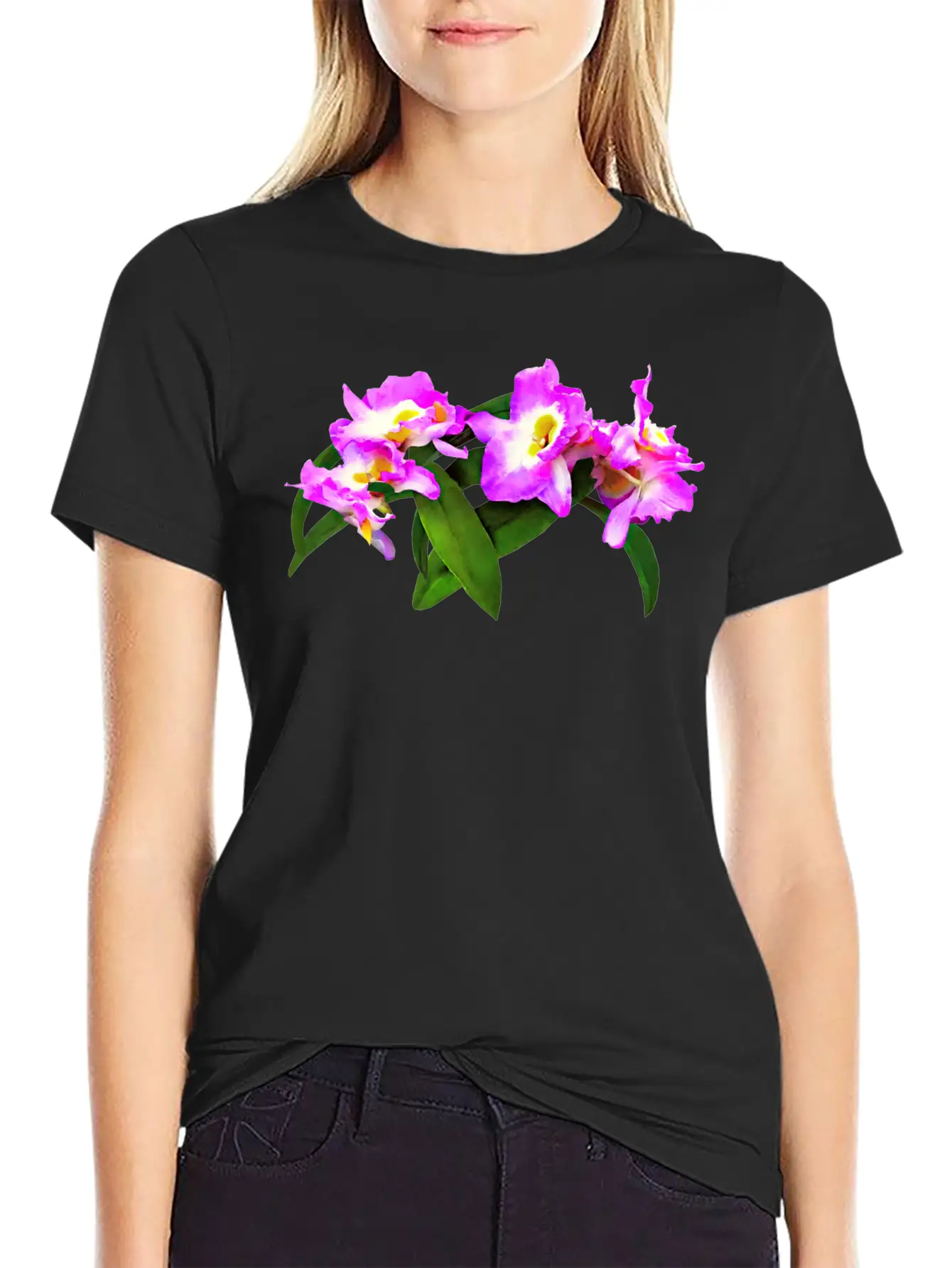 Dendrobium Angel Moon 'Love Letter' Unisex Casual T-Shirt – Clean Design For Daily Comfort