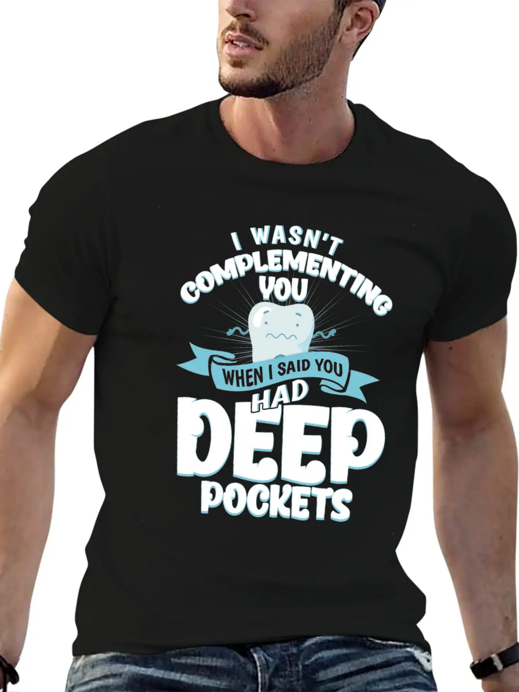 Dental Teeth Dentist Gift Unisex Casual T-Shirt – Clean Design For Daily Comfort