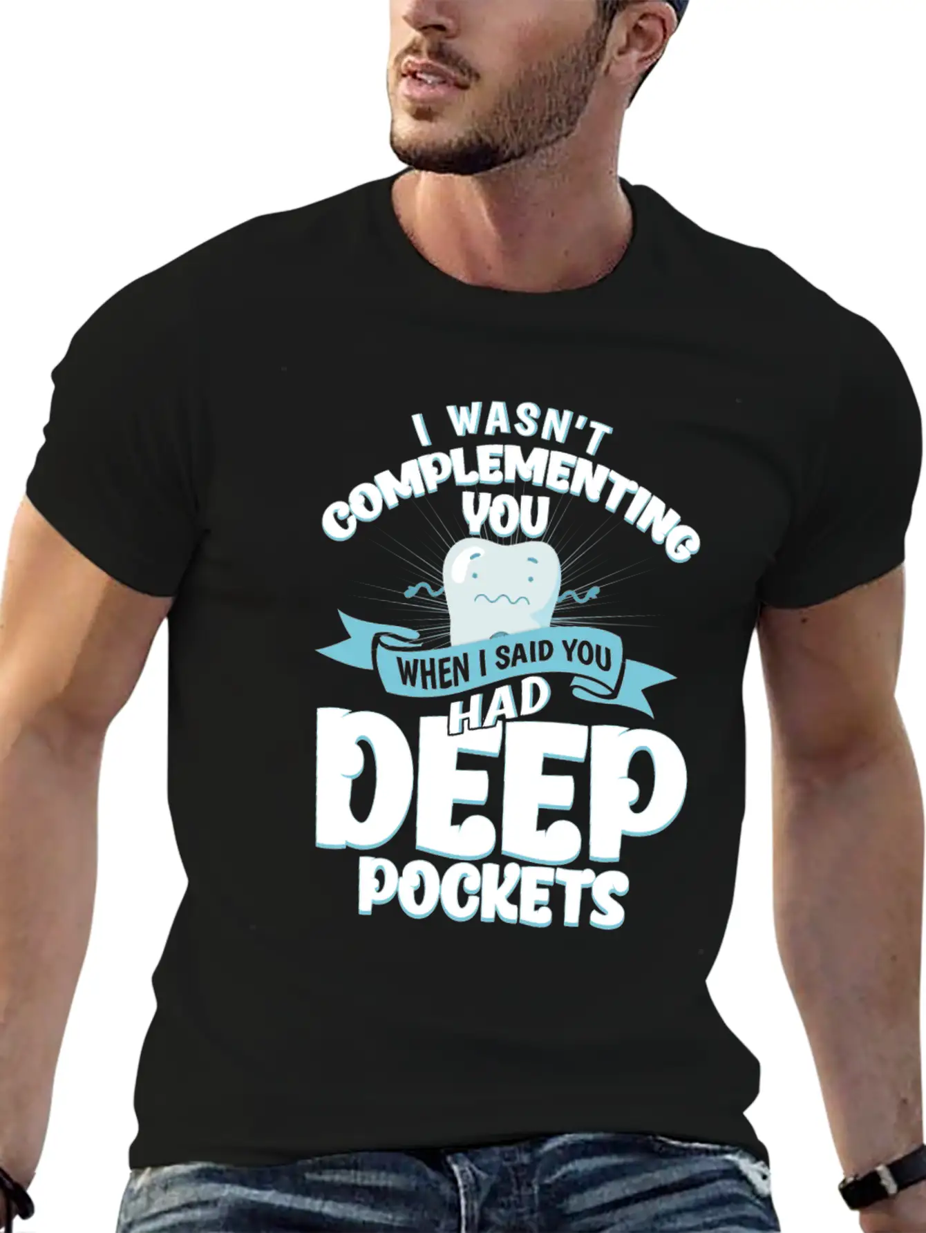 Dental Teeth Dentist Gift Unisex Casual T-Shirt – Clean Design For Daily Comfort