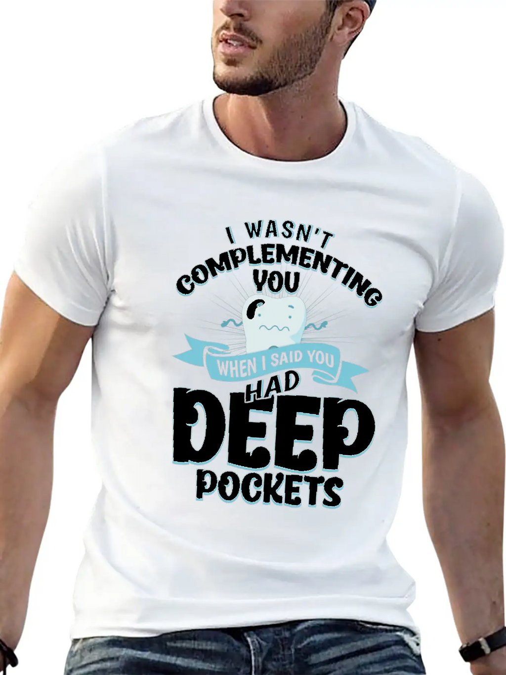 Dental Teeth Dentist Gift Unisex Casual T-Shirt – Clean Design For Daily Comfort