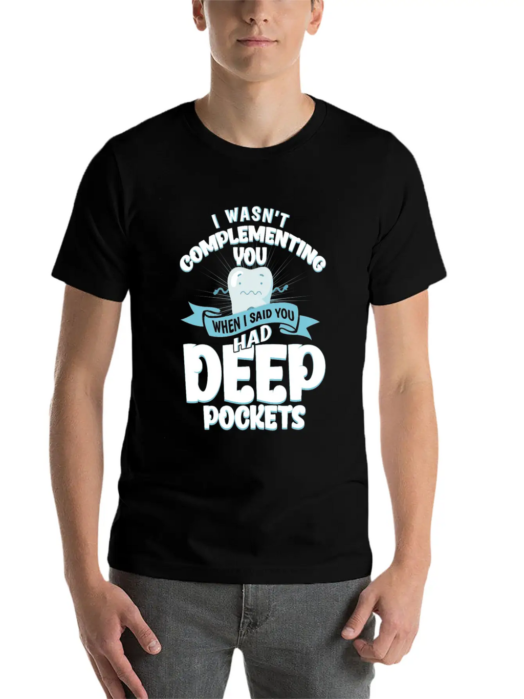 Dental Teeth Dentist Gift Unisex Casual T-Shirt – Clean Design For Daily Comfort