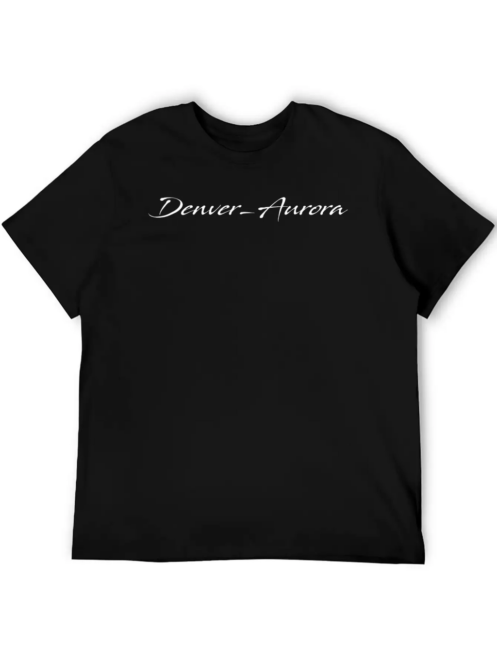 Denver-Aurora Unisex Short Sleeve Soft Cotton T-Shirt – Casual Everyday Wear