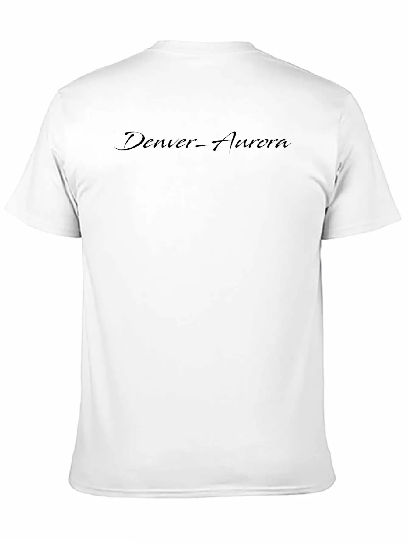 Denver-Aurora Unisex Short Sleeve Soft Cotton T-Shirt – Casual Everyday Wear