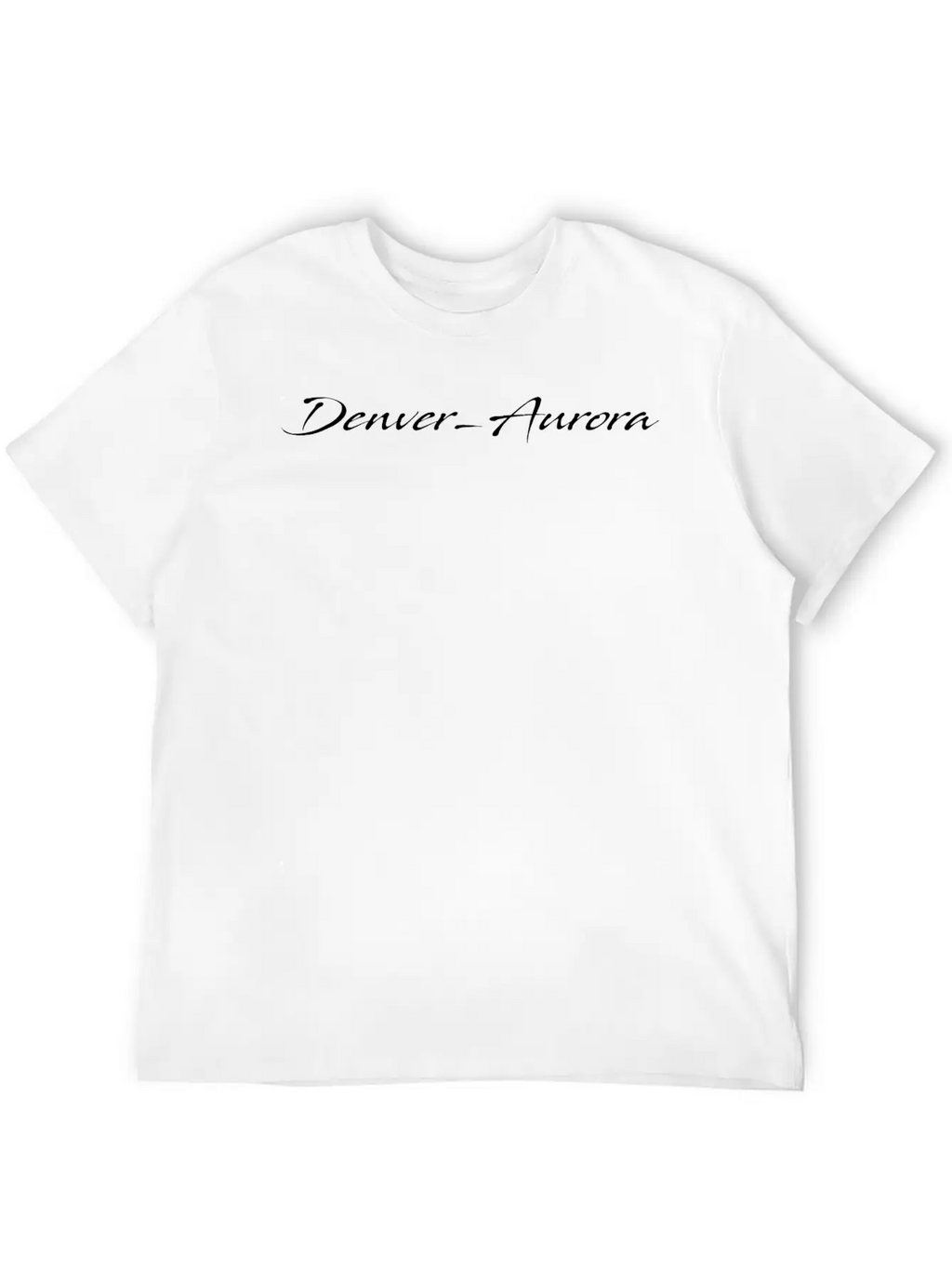 Denver-Aurora Unisex Short Sleeve Soft Cotton T-Shirt – Casual Everyday Wear