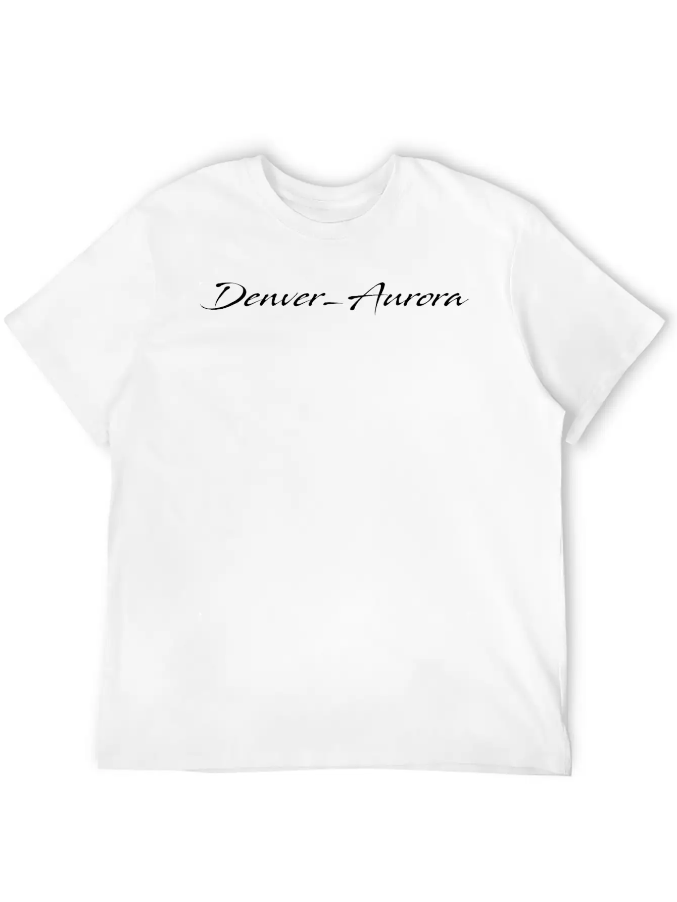 Denver-Aurora Unisex Short Sleeve Soft Cotton T-Shirt – Casual Everyday Wear