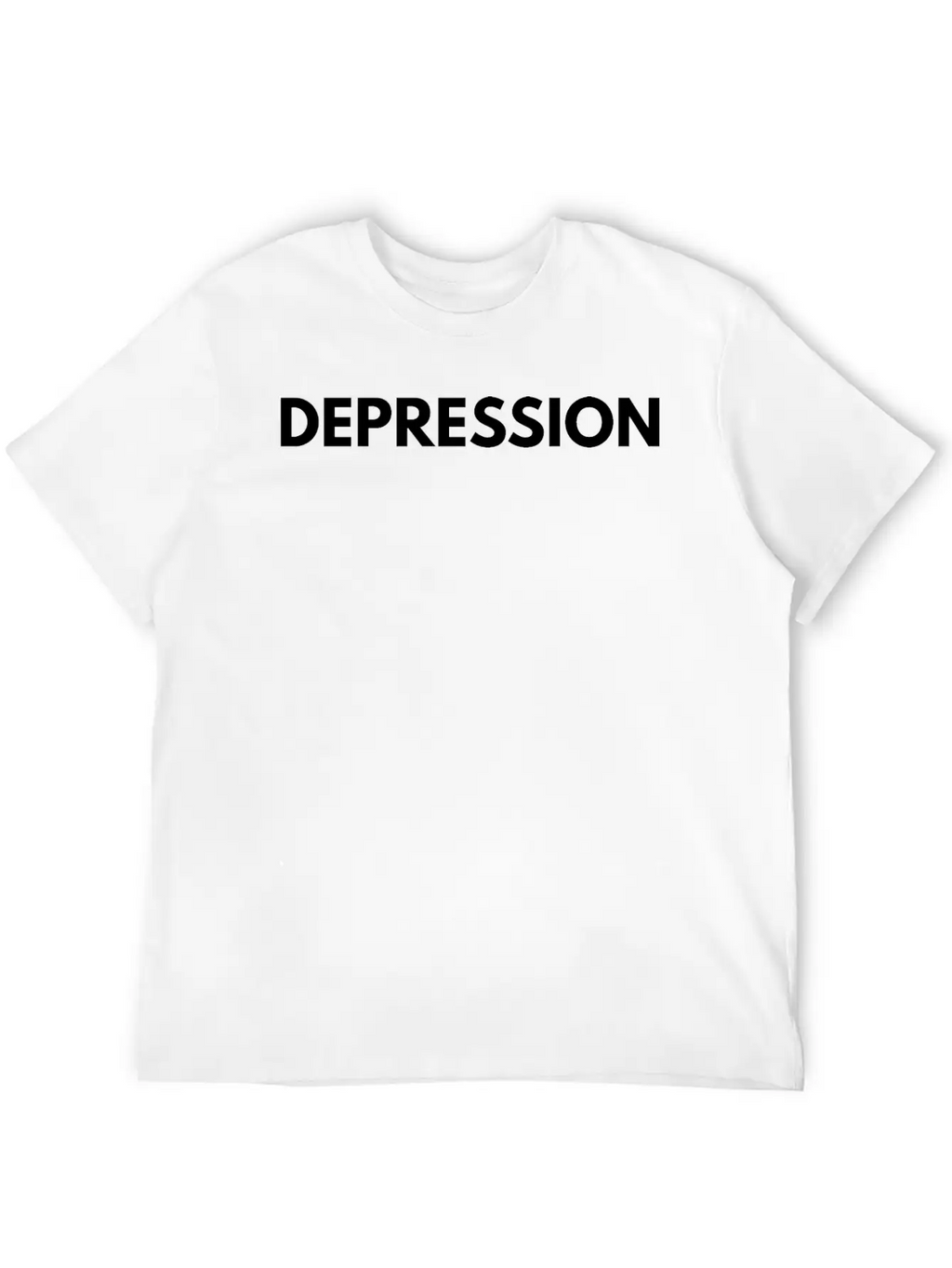 Depression Essential Cotton Tee For Daily Outfits – Unisex Style