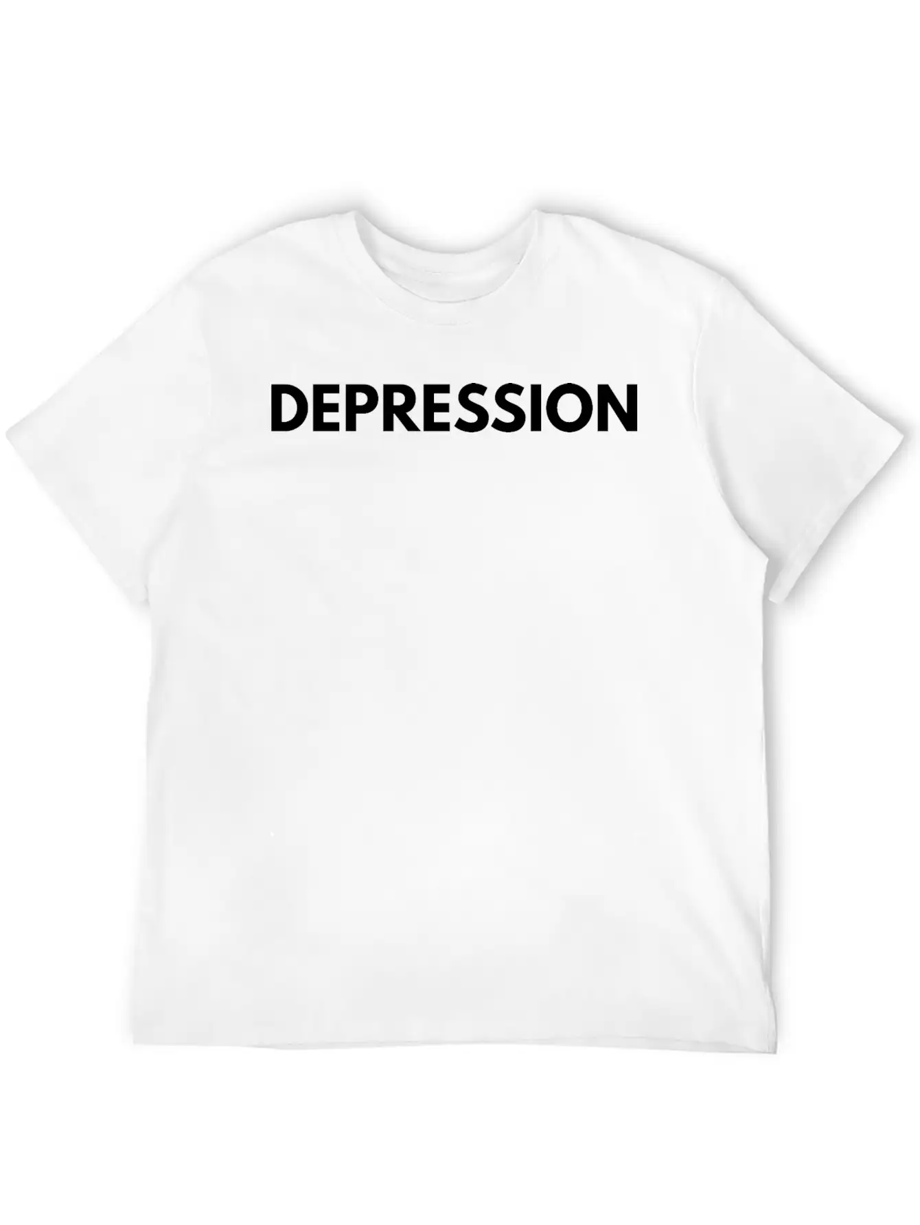 Depression Essential Cotton Tee For Daily Outfits – Unisex Style