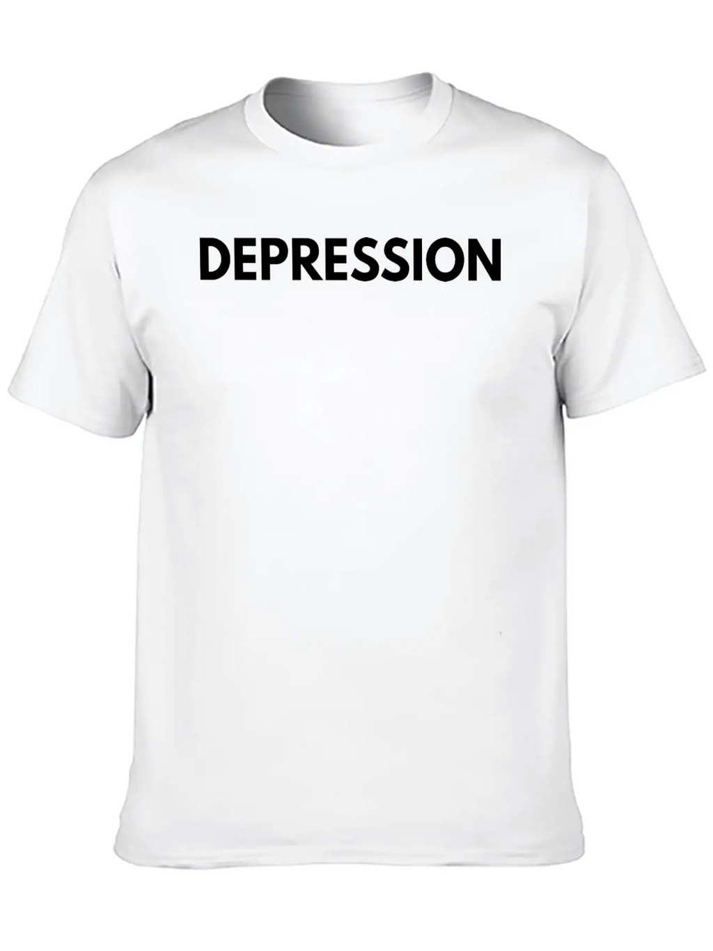 Depression Essential Cotton Tee For Daily Outfits – Unisex Style