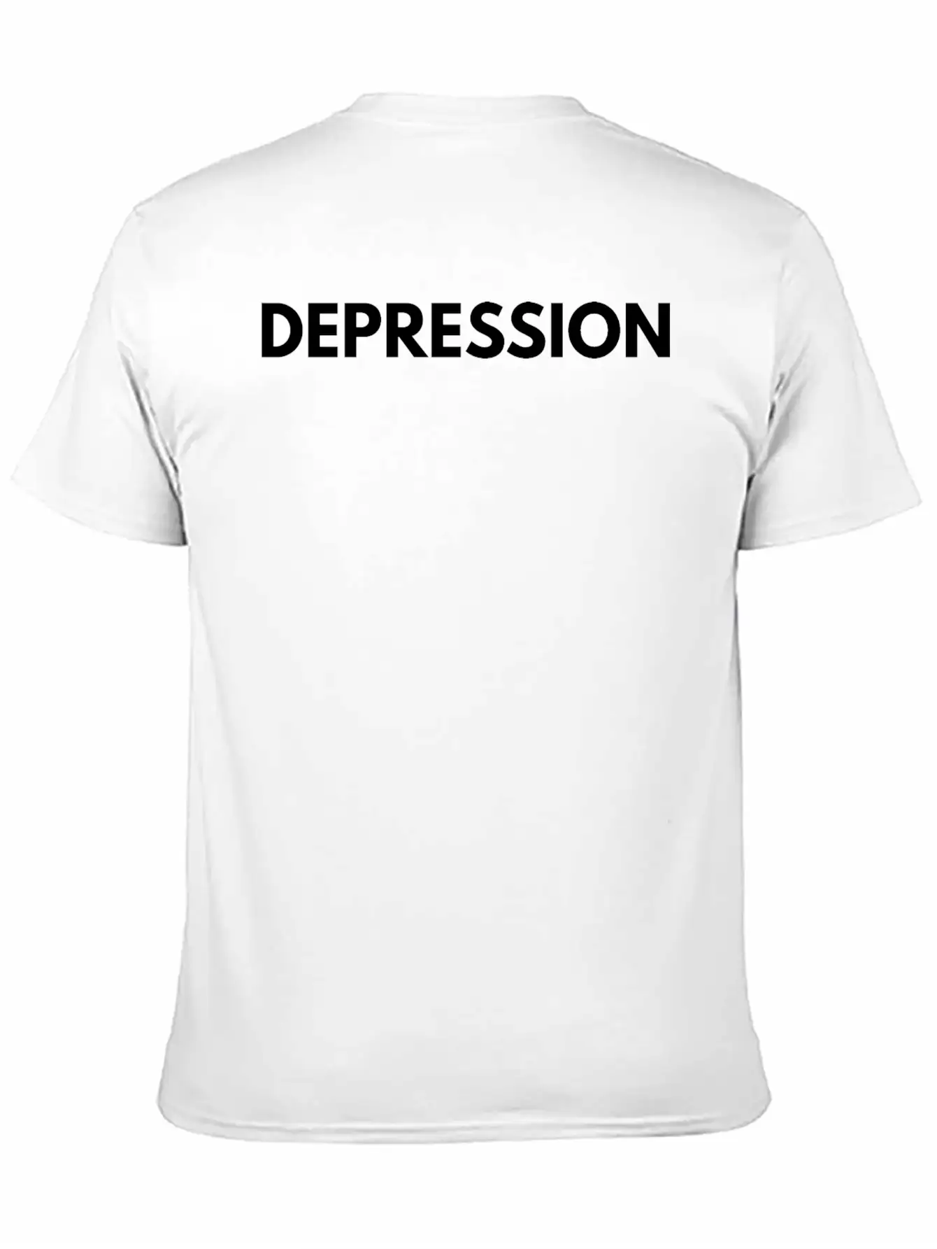 Depression Essential Cotton Tee For Daily Outfits – Unisex Style