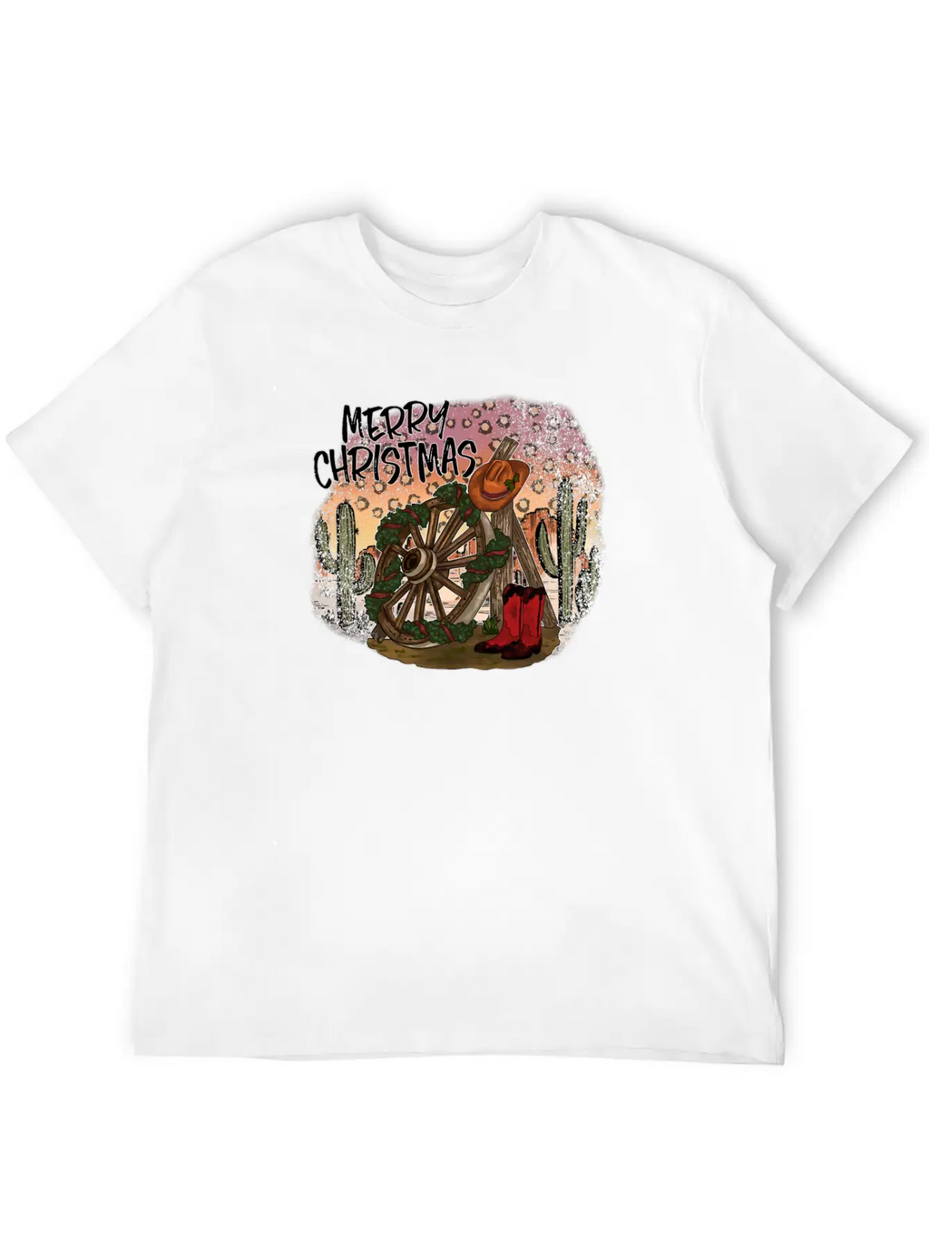 Desert Christmas Essential Cotton Tee For Daily Outfits – Unisex Style