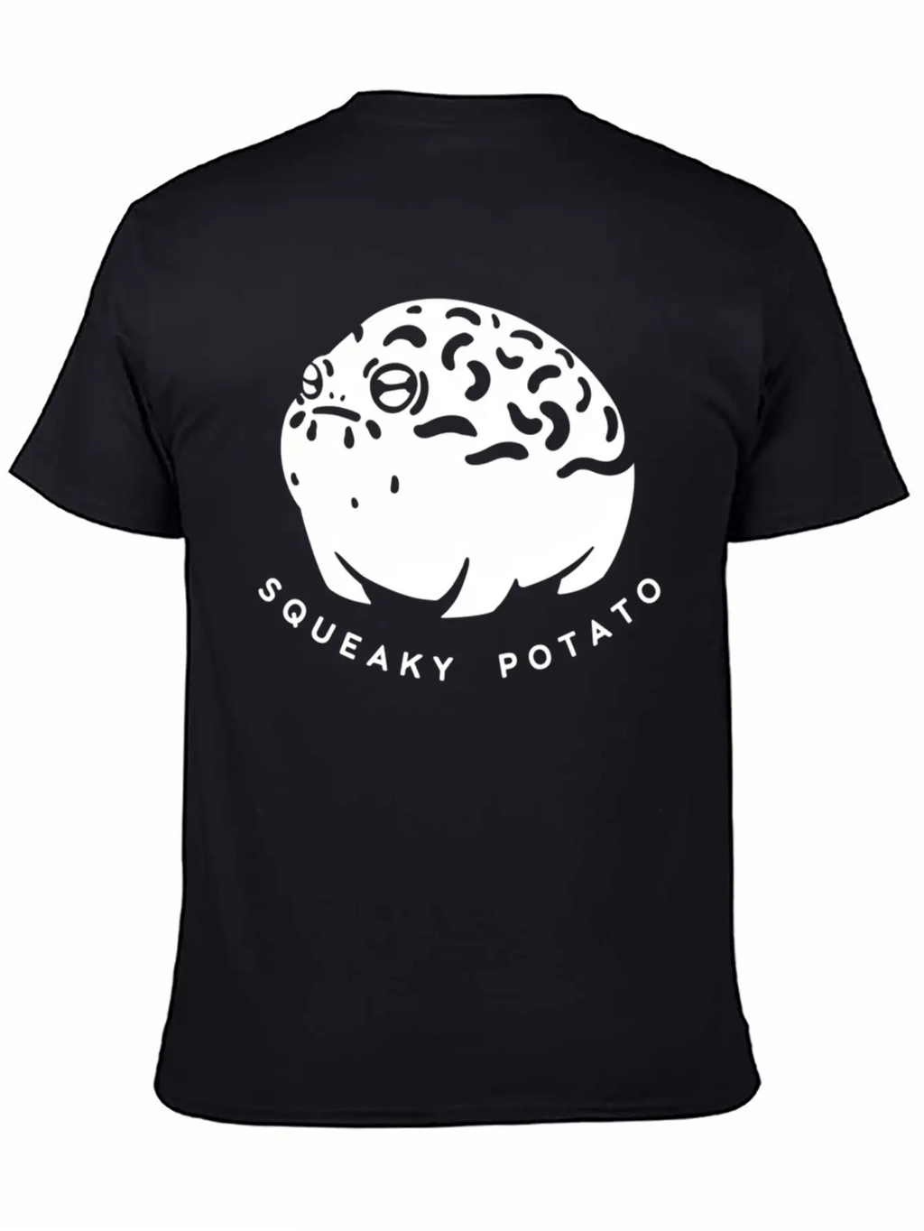 Desert Rain Frog Squeaky Amphibian Potato Unisex Short Sleeve Soft Cotton T-Shirt – Casual Everyday Wear