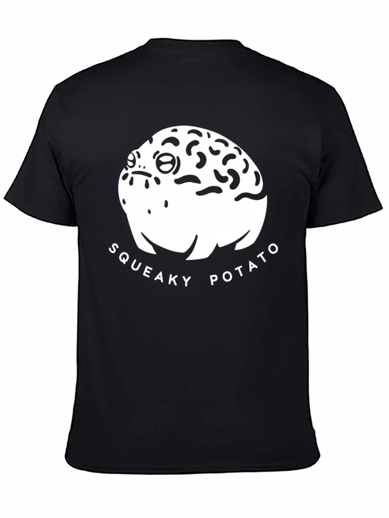 Desert Rain Frog Squeaky Amphibian Potato Unisex Short Sleeve Soft Cotton T-Shirt – Casual Everyday Wear