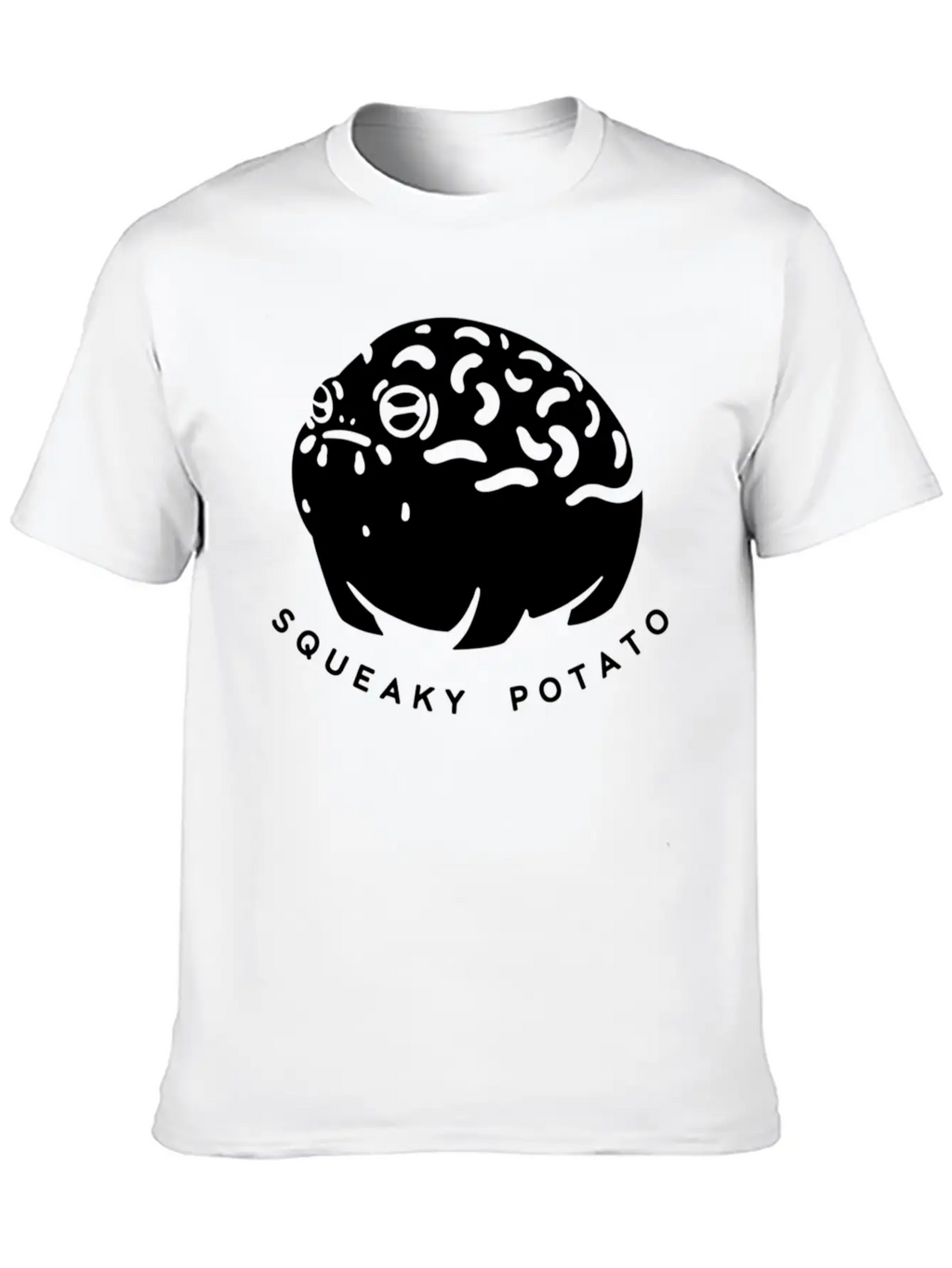 Desert Rain Frog Squeaky Amphibian Potato Unisex Short Sleeve Soft Cotton T-Shirt – Casual Everyday Wear