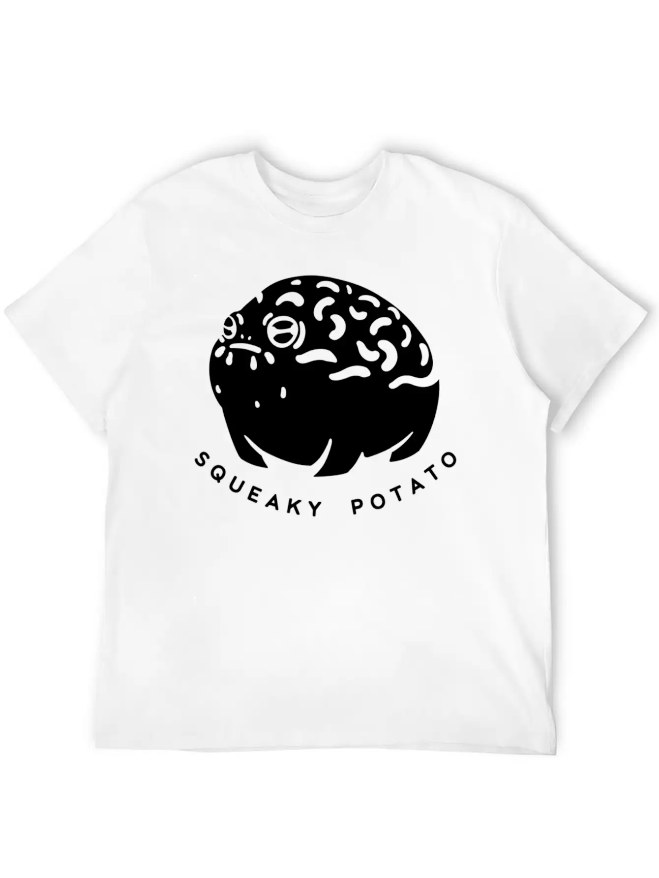 Desert Rain Frog Squeaky Amphibian Potato Unisex Short Sleeve Soft Cotton T-Shirt – Casual Everyday Wear