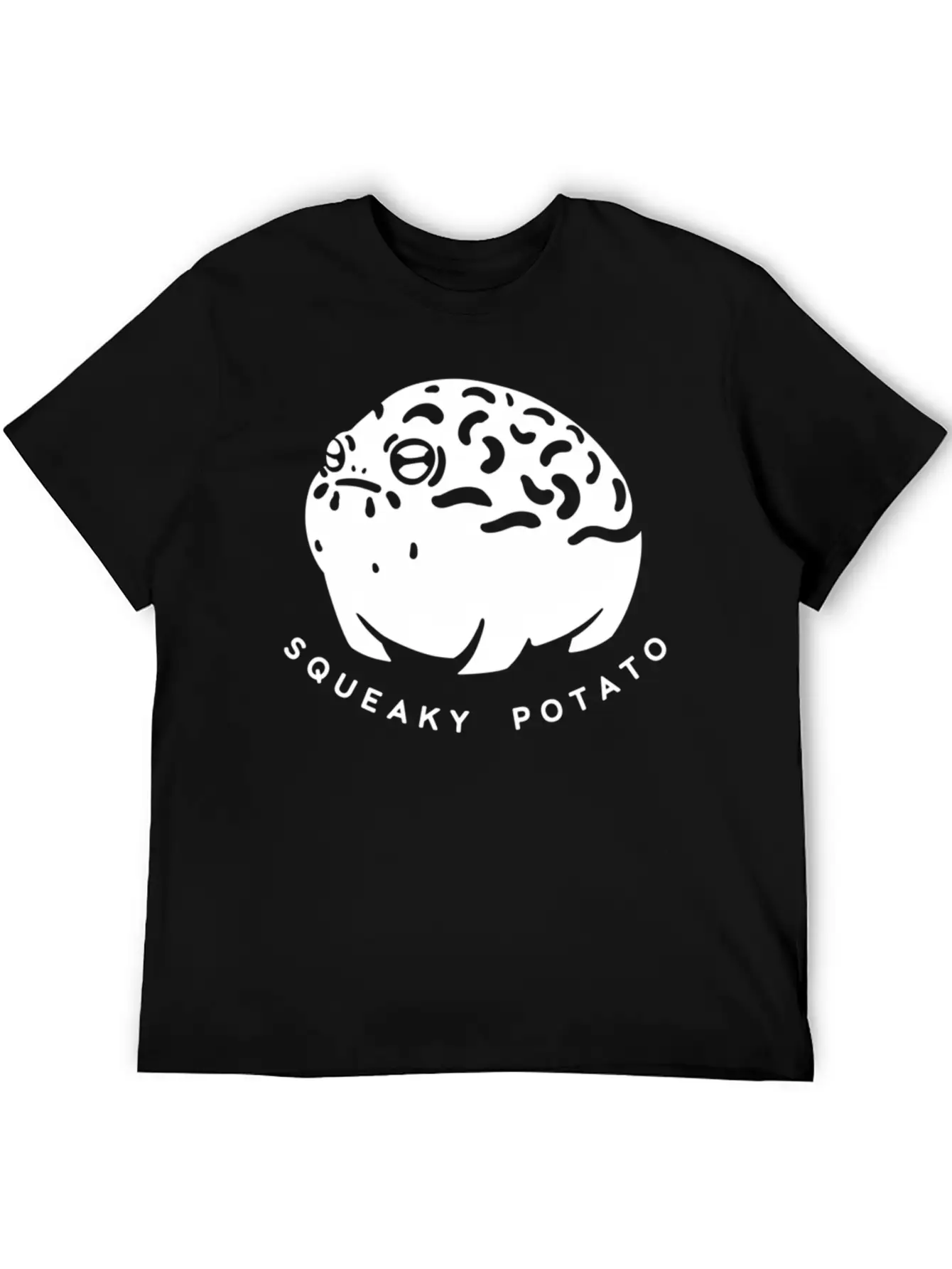 Desert Rain Frog Squeaky Amphibian Potato Unisex Short Sleeve Soft Cotton T-Shirt – Casual Everyday Wear