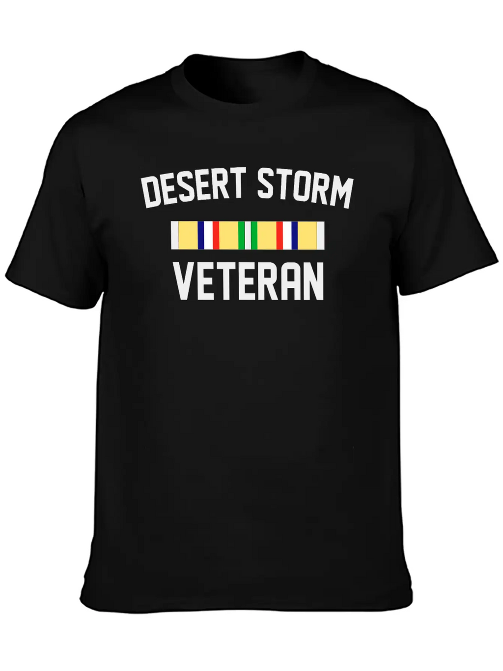 DESERT STORM VETERAN Unisex Short Sleeve Soft Cotton T-Shirt – Casual Everyday Wear