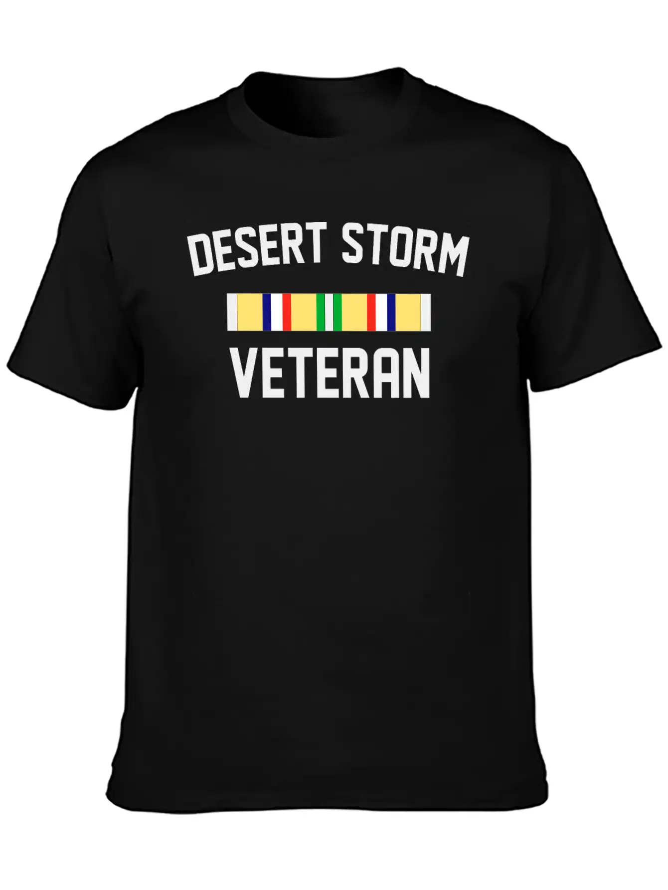 DESERT STORM VETERAN Unisex Short Sleeve Soft Cotton T-Shirt – Casual Everyday Wear