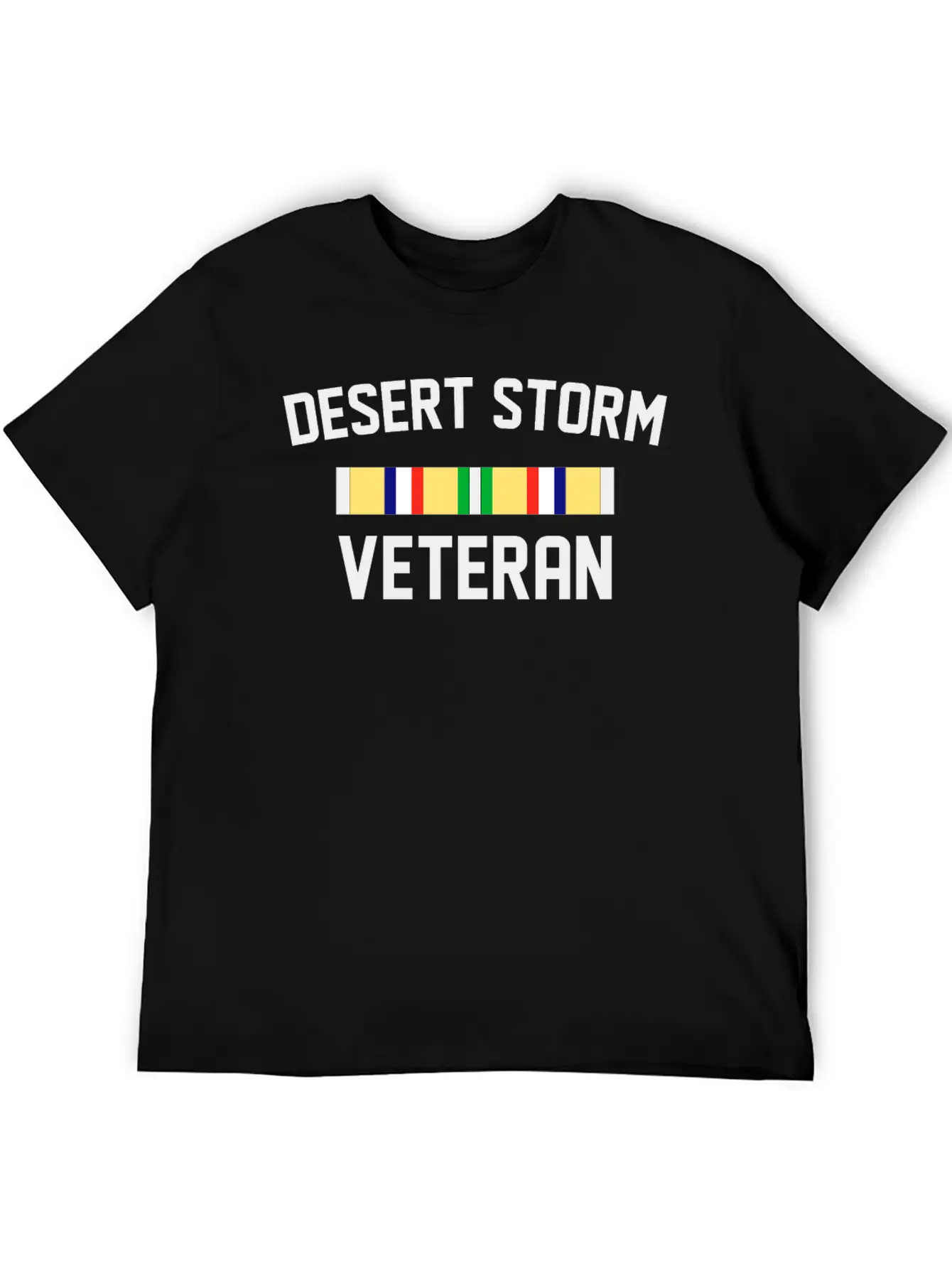 DESERT STORM VETERAN Unisex Short Sleeve Soft Cotton T-Shirt – Casual Everyday Wear