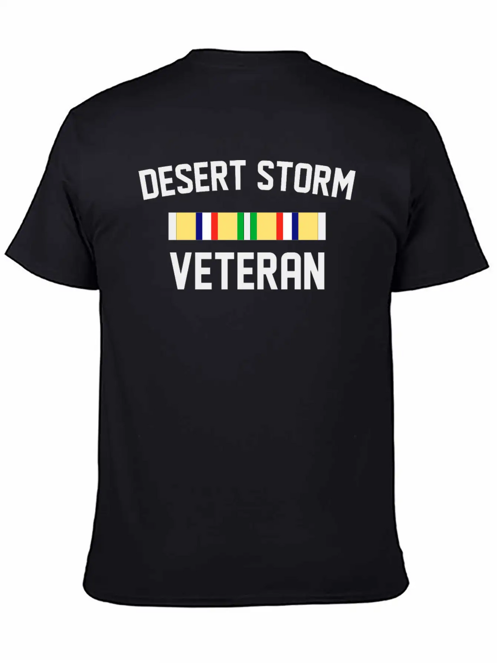 DESERT STORM VETERAN Unisex Short Sleeve Soft Cotton T-Shirt – Casual Everyday Wear
