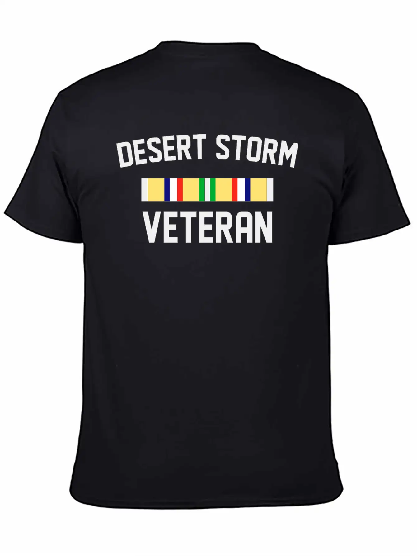 DESERT STORM VETERAN Unisex Short Sleeve Soft Cotton T-Shirt – Casual Everyday Wear