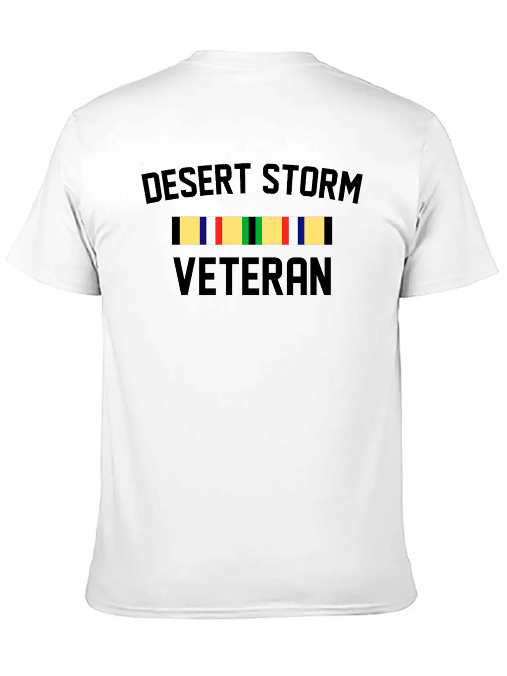 DESERT STORM VETERAN Unisex Short Sleeve Soft Cotton T-Shirt – Casual Everyday Wear