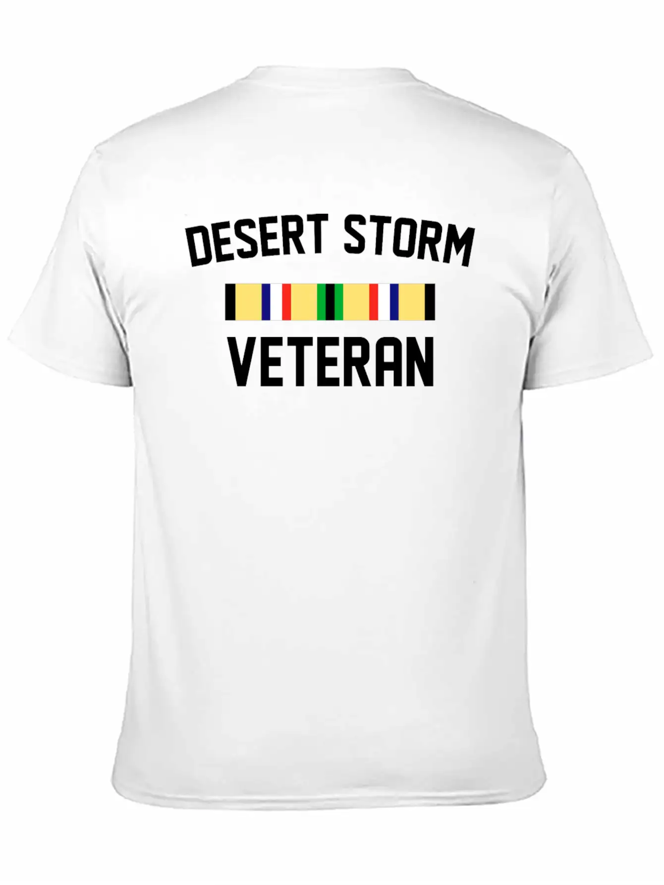 DESERT STORM VETERAN Unisex Short Sleeve Soft Cotton T-Shirt – Casual Everyday Wear