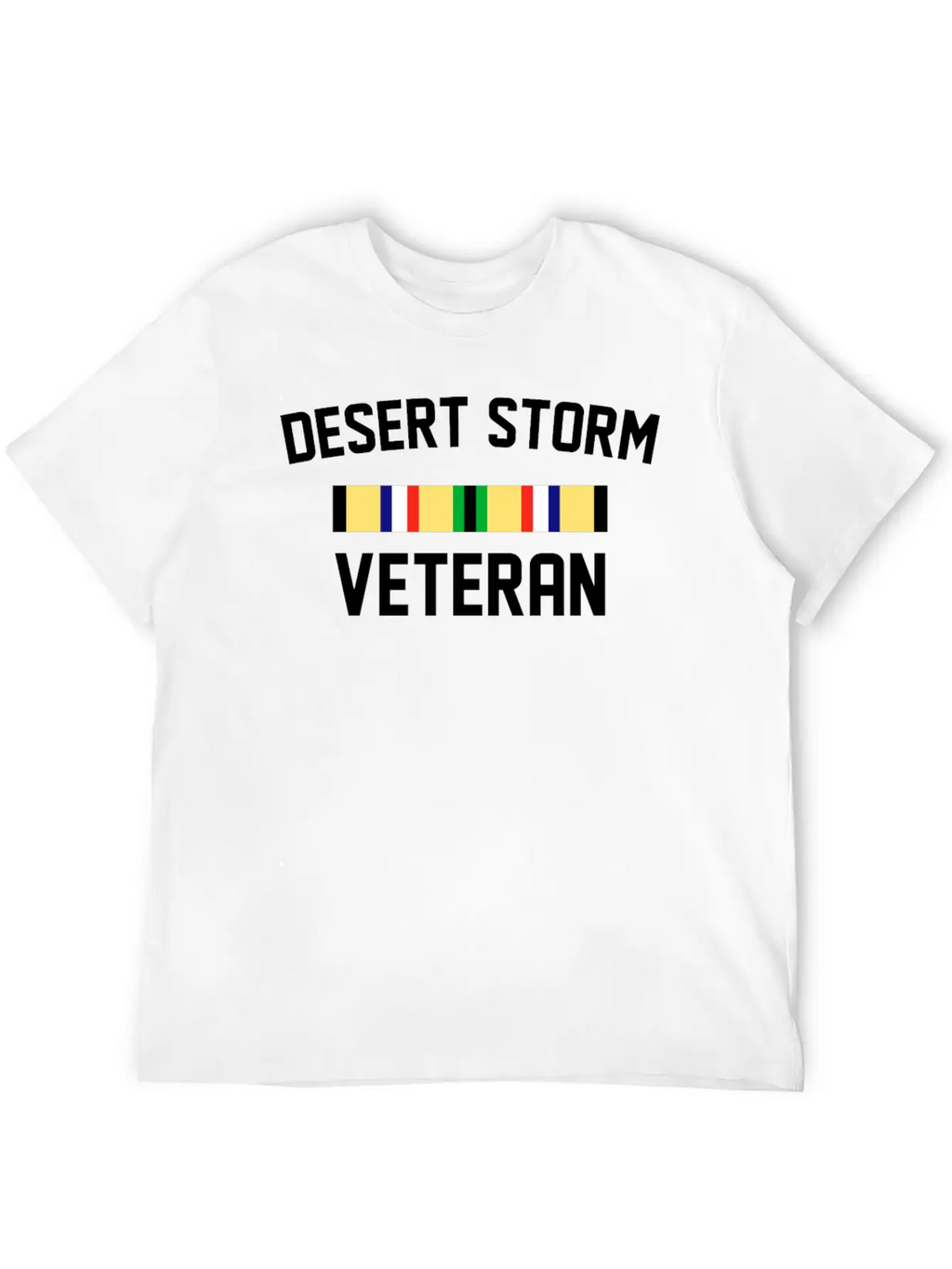 DESERT STORM VETERAN Unisex Short Sleeve Soft Cotton T-Shirt – Casual Everyday Wear