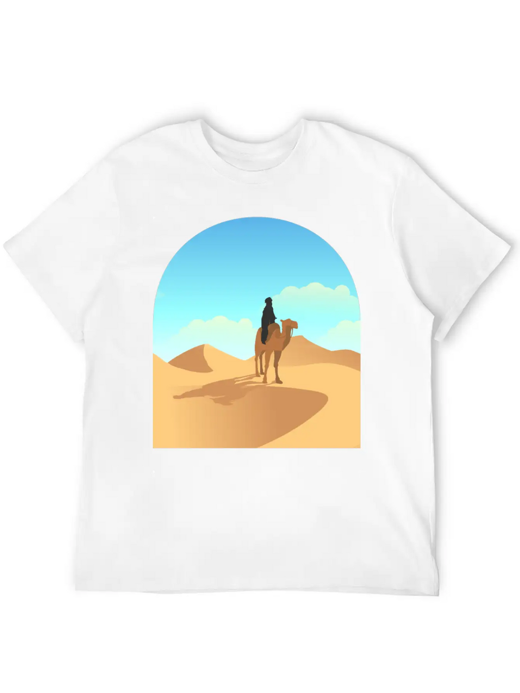Desert Unisex Short Sleeve Soft Cotton T-Shirt – Casual Everyday Wear