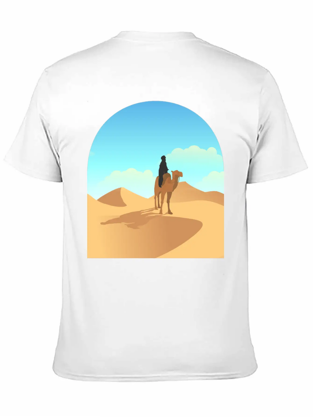 Desert Unisex Short Sleeve Soft Cotton T-Shirt – Casual Everyday Wear