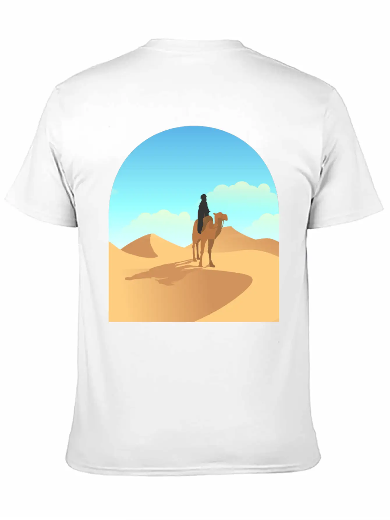 Desert Unisex Short Sleeve Soft Cotton T-Shirt – Casual Everyday Wear