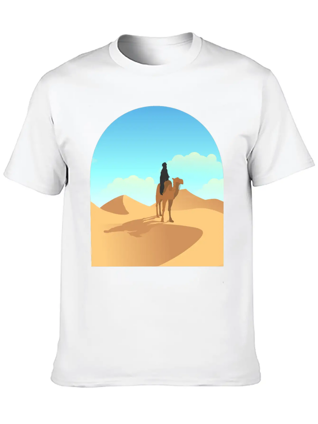 Desert Unisex Short Sleeve Soft Cotton T-Shirt – Casual Everyday Wear