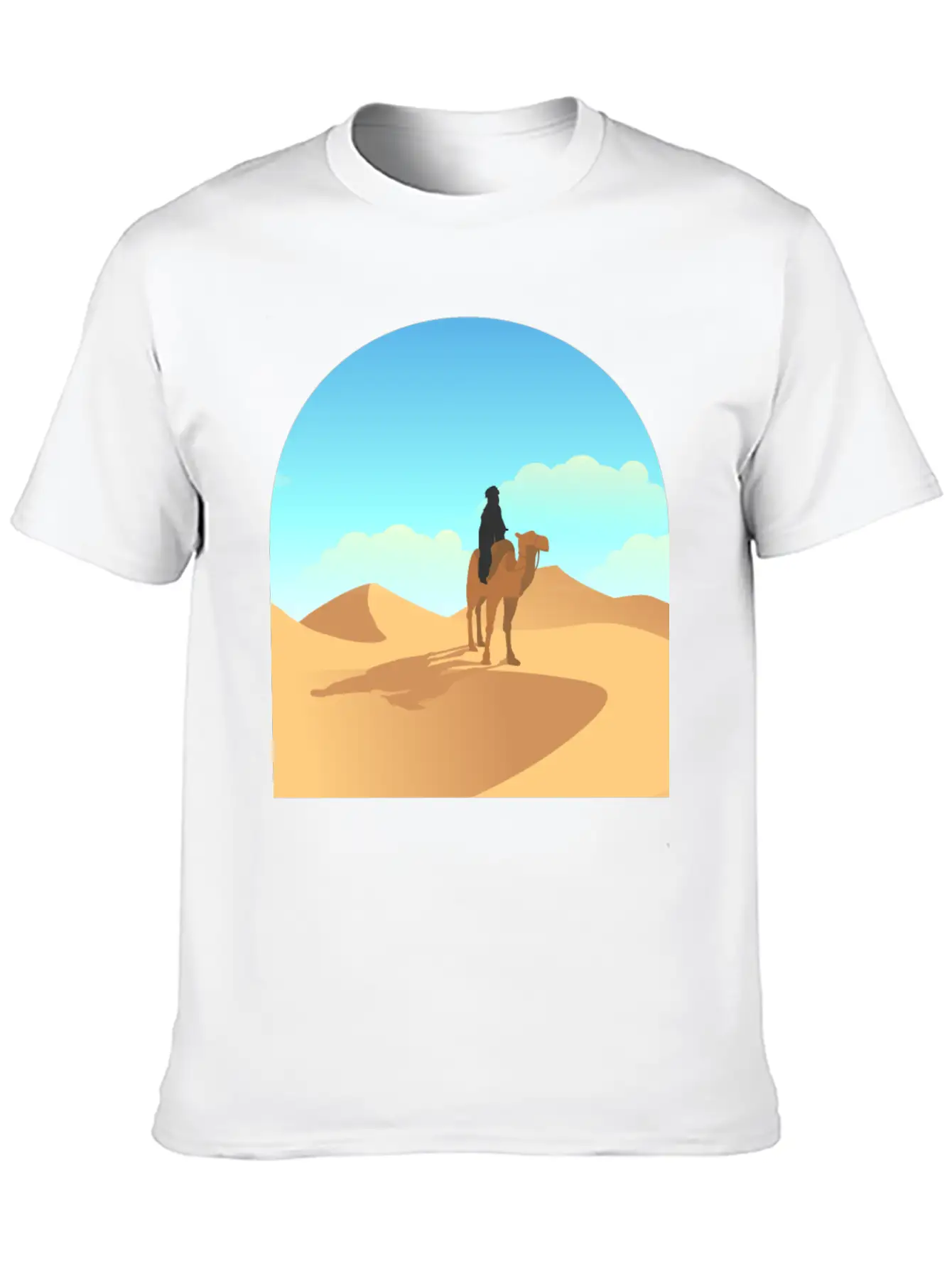 Desert Unisex Short Sleeve Soft Cotton T-Shirt – Casual Everyday Wear