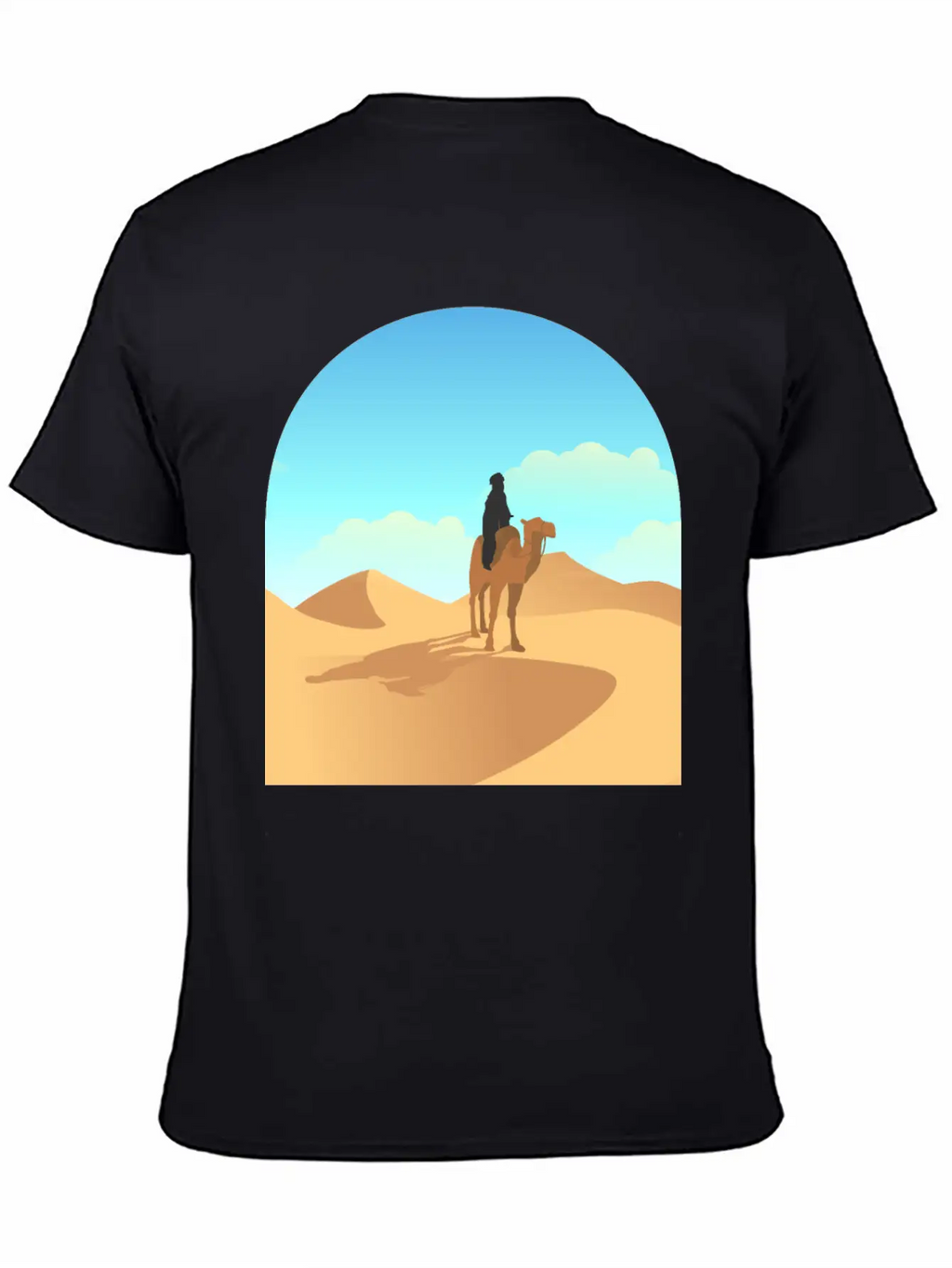 Desert Unisex Short Sleeve Soft Cotton T-Shirt – Casual Everyday Wear