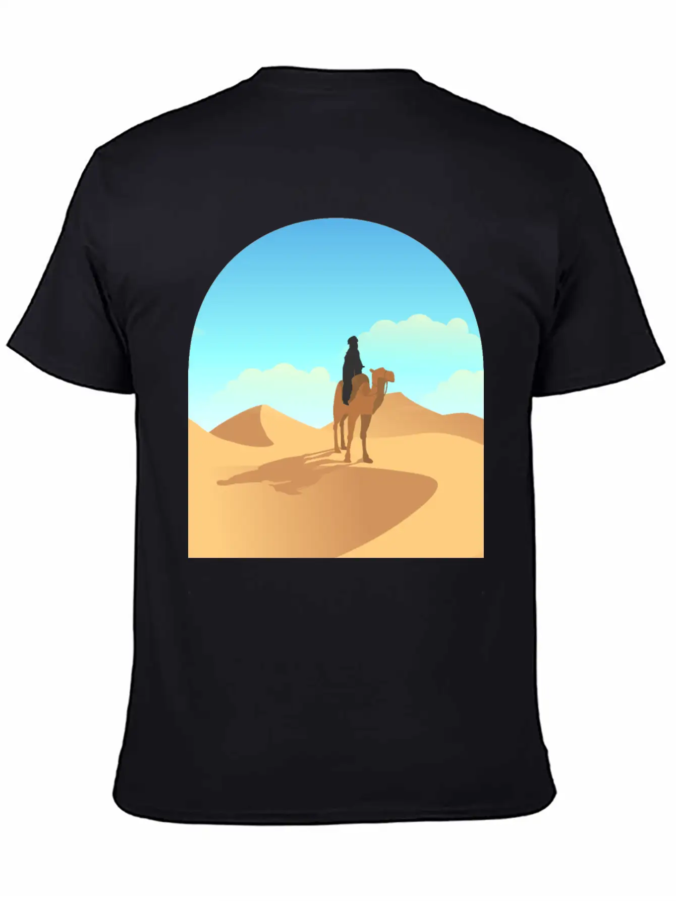 Desert Unisex Short Sleeve Soft Cotton T-Shirt – Casual Everyday Wear