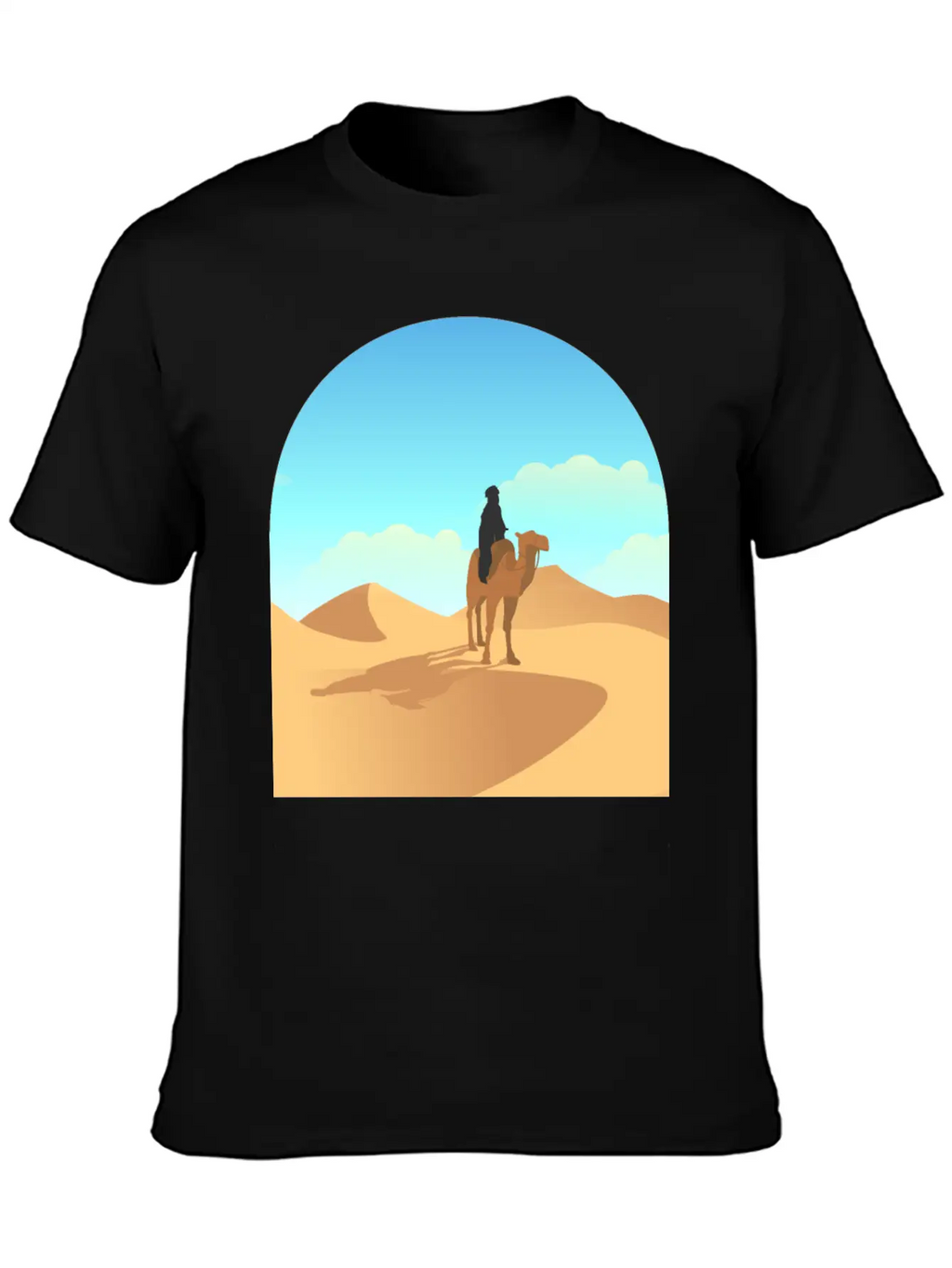 Desert Unisex Short Sleeve Soft Cotton T-Shirt – Casual Everyday Wear