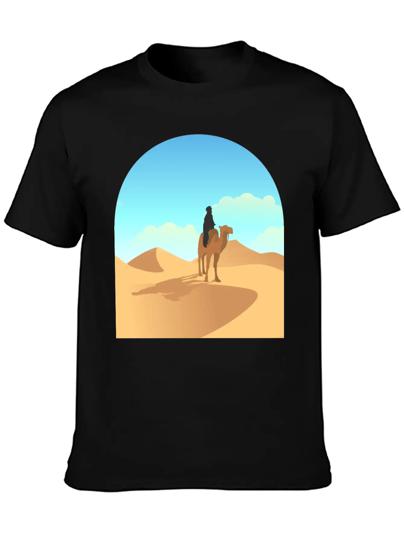Desert Unisex Short Sleeve Soft Cotton T-Shirt – Casual Everyday Wear