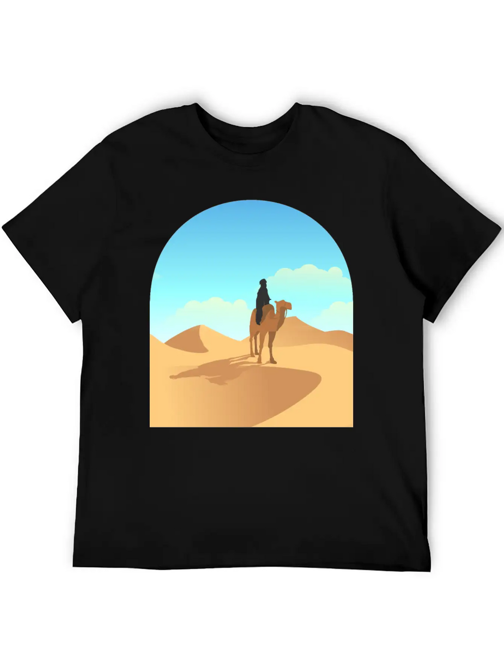 Desert Unisex Short Sleeve Soft Cotton T-Shirt – Casual Everyday Wear