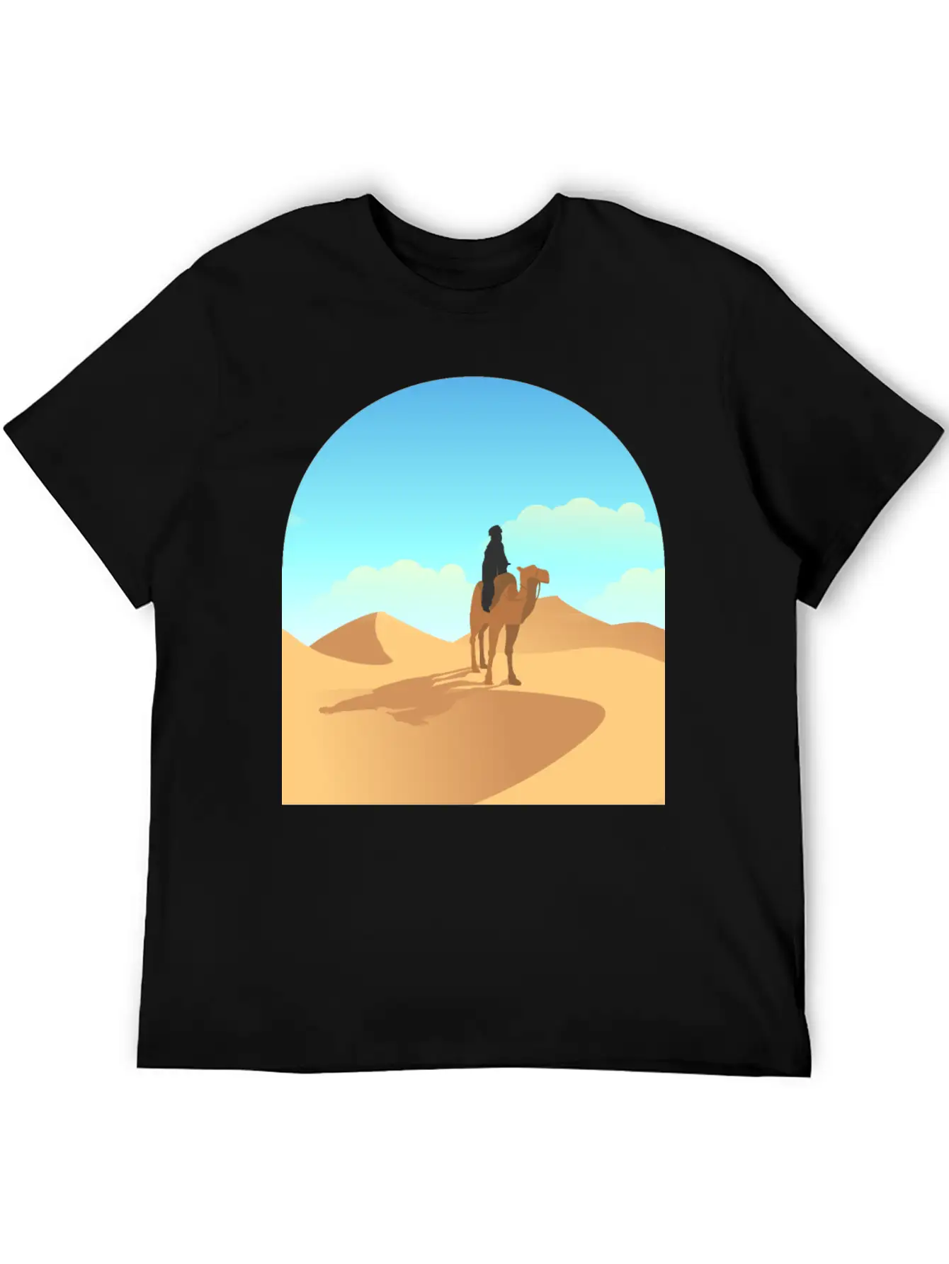 Desert Unisex Short Sleeve Soft Cotton T-Shirt – Casual Everyday Wear