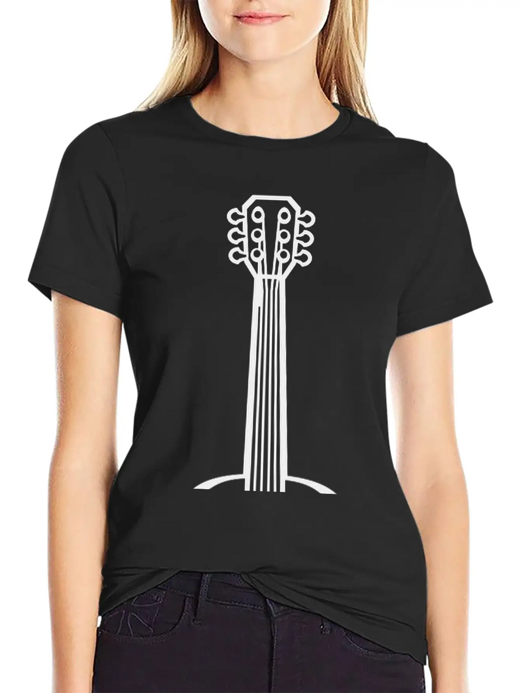 Design Guitarist Guitar Play Essential Cotton Tee For Daily Outfits – Unisex Style
