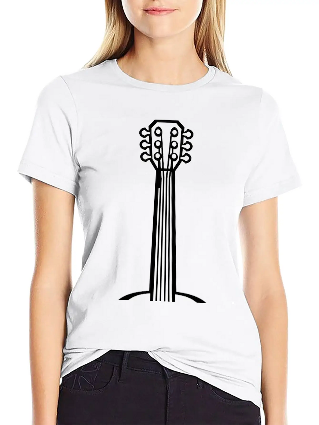 Design Guitarist Guitar Play Essential Cotton Tee For Daily Outfits – Unisex Style