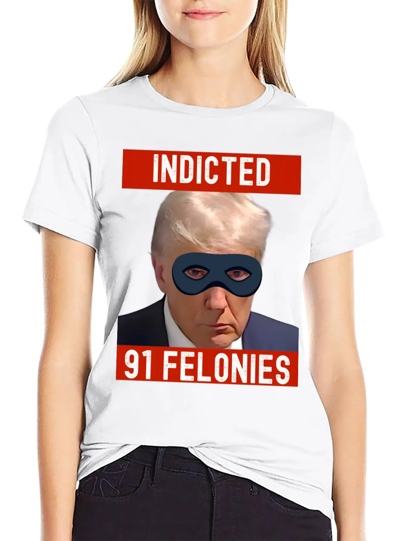 Designing Justice: Visualizing Trump's 90 Felonies Unisex Short Sleeve Soft Cotton T-Shirt – Casual Everyday Wear